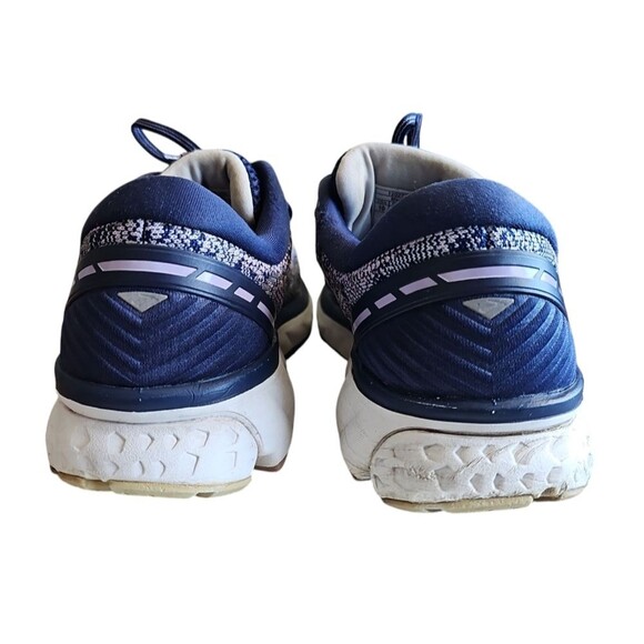 Brooks Ghost 11 Running Shoes Sz 10 Blue Purple Lightweight Cushion Sneakers - Picture 5 of 12